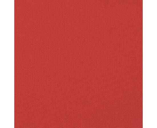 Pernă rotundă roșu, Ø 100 x11 cm, țesătură oxford, 6 image
