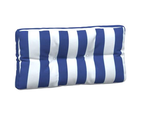 Perne de paleți, 5 buc., dungi albastre și albe  textil, 6 image