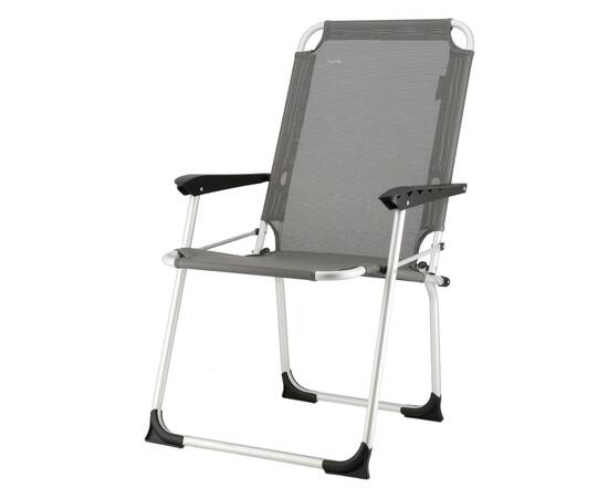 Travellife scaun de camping pliabil de lux „ancona compact”, gri, 2 image