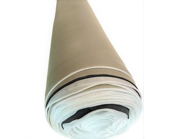 Material pentru reconditionare plafon auto, material textil cu spate buretat, culoare Bej, dimensiune 2m x 1,70m, 4 image