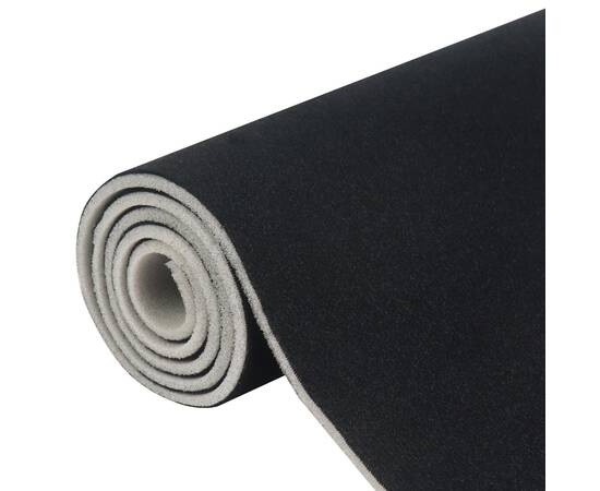 Material pentru reconditionare plafon auto, material textil cu spate buretat, culoare Neagra, dimensiune 2m x 1,70m, 4 image