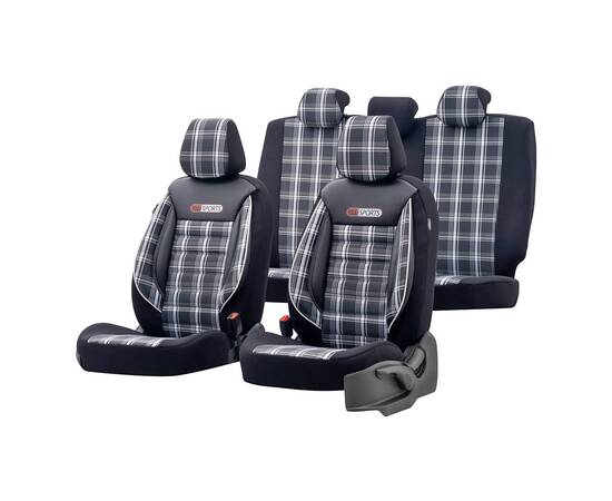 Set huse scaun auto PREMIUM, Universale, fractionate, OTOM GTI SPORT 807, 2 image