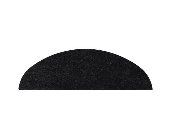 Covorașe de scări autoadezive, 10 buc., negru, 56x20 cm, 5 image