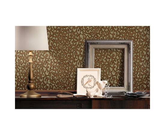Dutch wallcoverings tapet cu imprimeu leopard, maro, 2 image