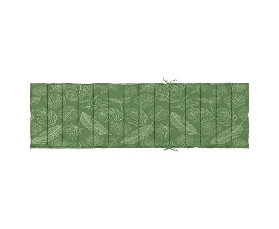 Pernă de șezlong, model frunze, textil oxford, 5 image