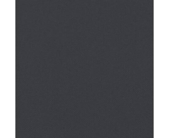 Perne de scaun cu spătar înalt, 4 buc, negru, țesătură oxford, 8 image