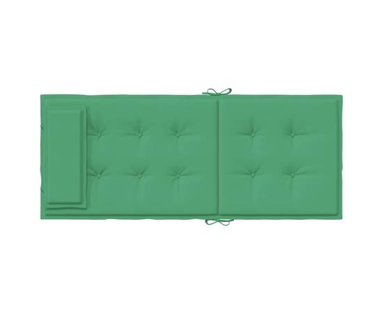 Perne scaun cu spătar înalt, 2 buc, verde, țesătură oxford, 6 image