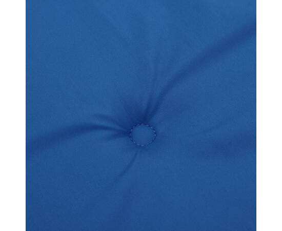 Perne scaun spătar înalt 4 buc albastru regal, țesătură oxford, 7 image