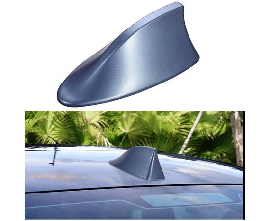 Antena auto activa AM - FM tip "SHARK TAIL" culoare ALBASTRU, 3 image