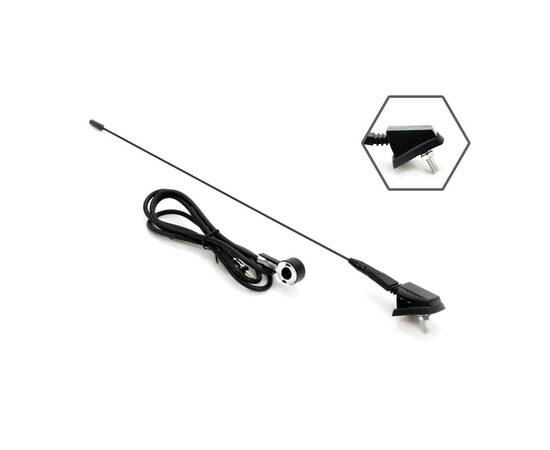 Antena radio auto universala 41cm cu adaptor 5mm ANT01, 3 image