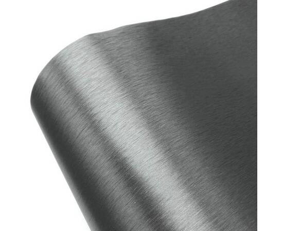 Folie colantare auto Aluminiu Polisat Antracit (1m x 1,52m), 5 image