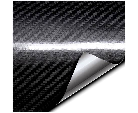Folie colantare auto Carbon 5D Lacuit Negru (3m x 1,52m), 2 image