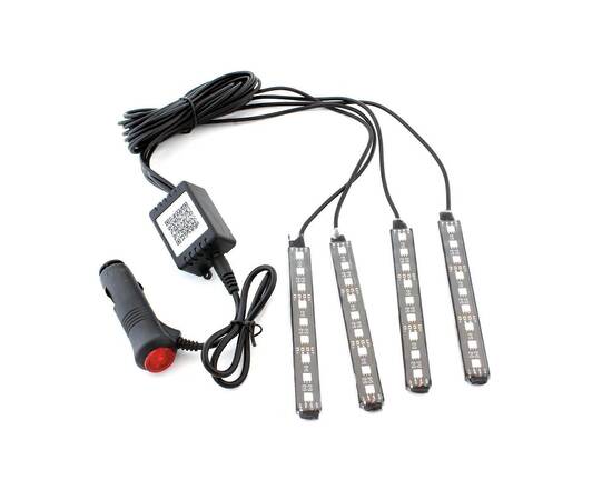 Lumini UnderCar LED - RGB pentru interior sau exterior cu Bluetooth - 12cm ZD65B, 3 image