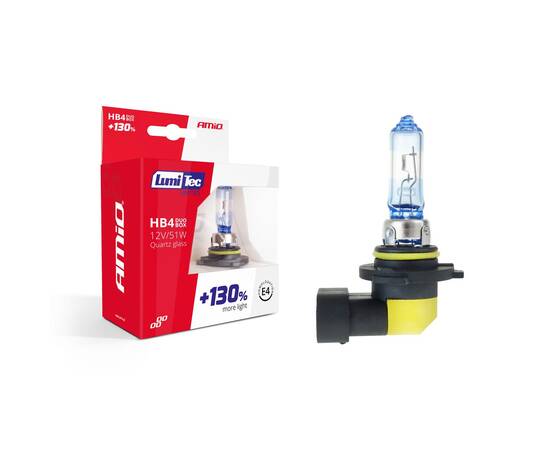 Set becuri cu halogen HB4 12V 51W LumiTec LIMITED + 130% DUO BOX, 2 image