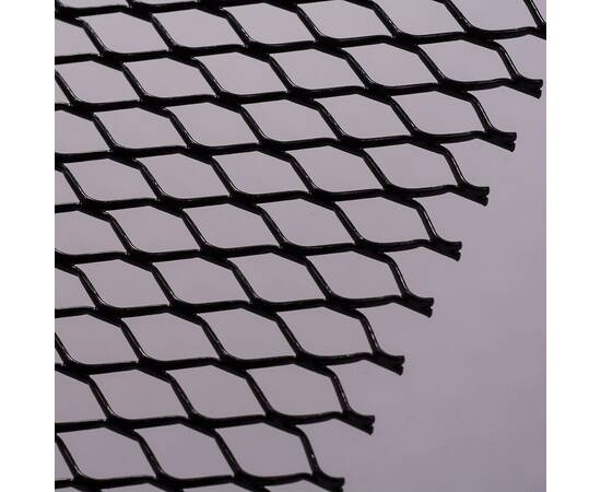 Grila Sport Tuning din Aluminiu, dimensiune 100 x 33cm, decupabila, culoare Neagra, 6 image