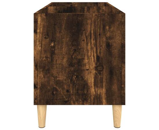 Dulap pentru discuri stejar afumat 74,5x38x48 cm lemn prelucrat, 6 image