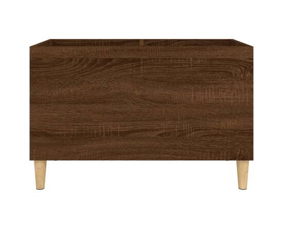 Dulap pentru discuri stejar maro 74,5x38x48 cm lemn prelucrat, 5 image