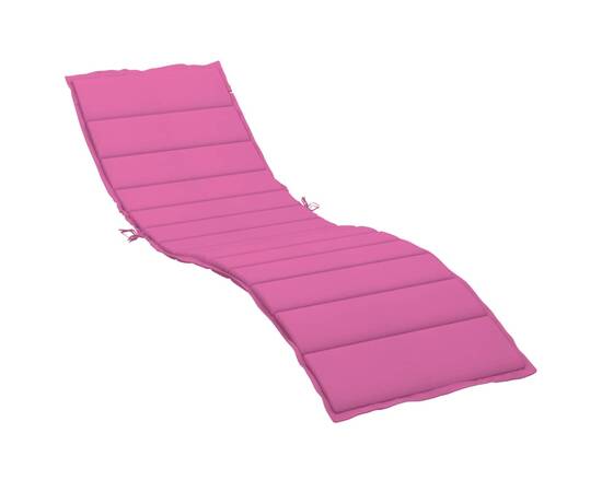 Pernă pentru șezlonguri, roz, material oxford, 2 image