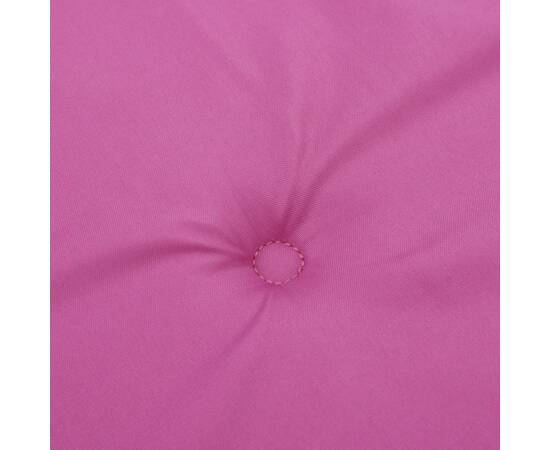 Perne de scaun cu spătar înalt, 6 buc, roz, țesătură oxford, 7 image