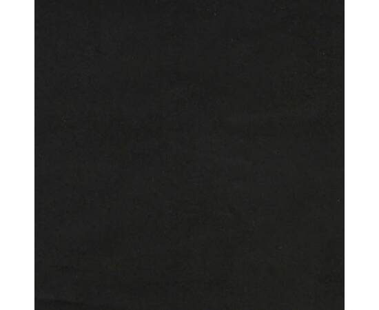 Șezlong, negru, catifea, 8 image