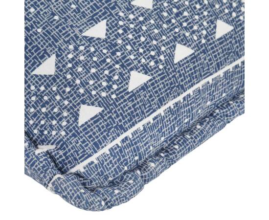 Canapea tip sac, indigo, material textil, petice, 5 image