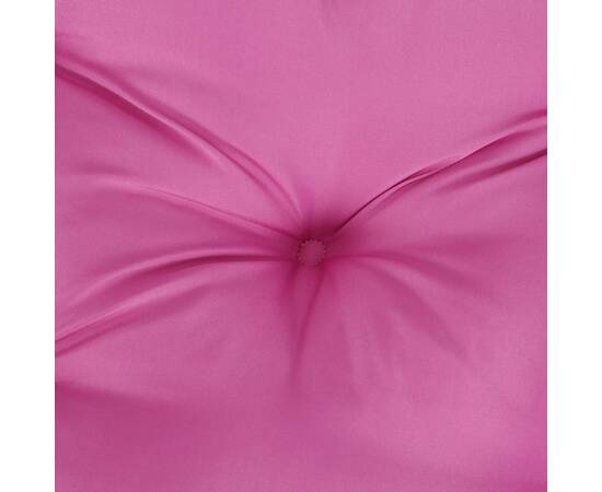 Pernă pentru bancă de grădină, roz, 110x50x7 cm, textil, 5 image