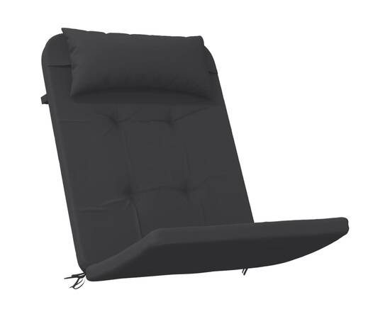 Perne pentru scaun adirondack, 2 buc, negru, textil oxford, 3 image