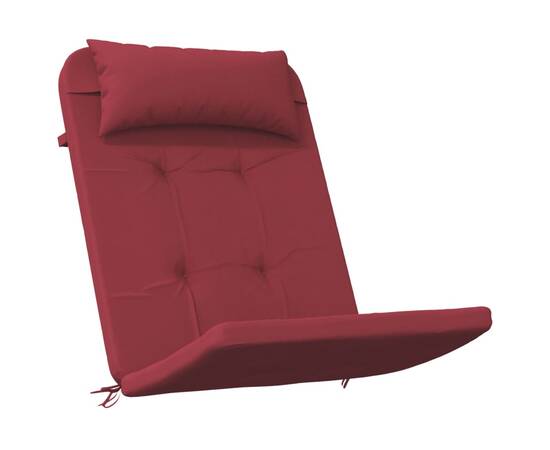 Perne pentru scaun adirondack, 2 buc, roșu vin, textil oxford, 3 image