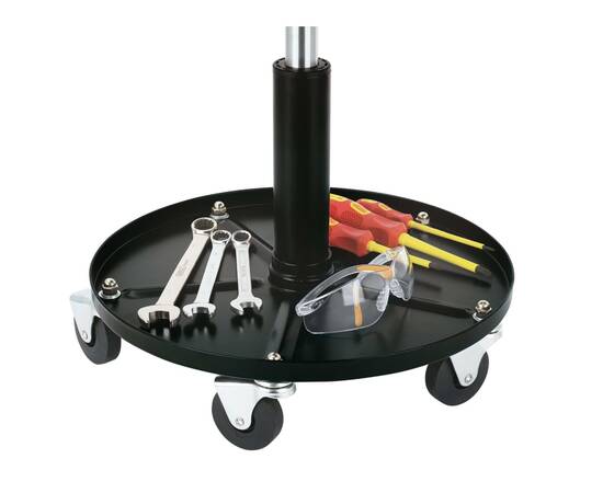 Draper tools scaun de lucru reglabil, negru, 2 image