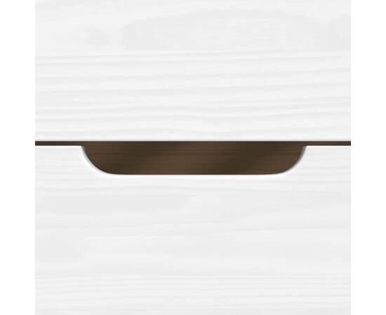 Pat de zi cu 2 sertare "irun", alb, 90x200 cm, lemn masiv pin, 7 image
