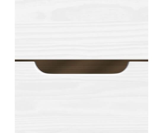 Pat de zi cu 5 sertare "irun", alb, 90x200 cm, lemn masiv pin, 7 image