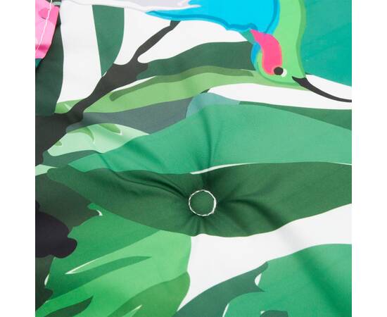 Pernă bancă de grădină, multicolor, 100x50x3 cm, textil oxford, 5 image