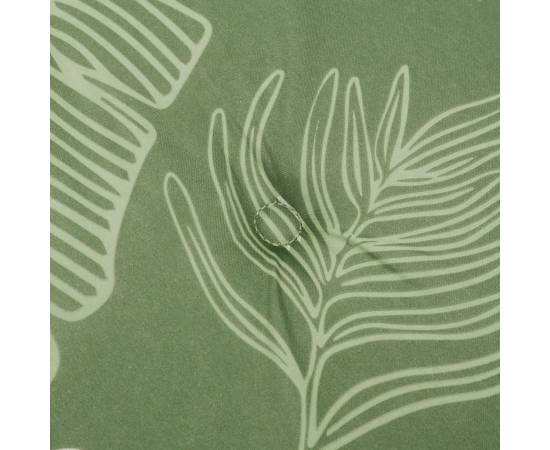 Pernă bancă de grădină model frunze, 100x50x3 cm, textil oxford, 5 image