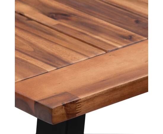 Masă de bucătărie, 180 x 90 cm, lemn masiv de acacia, 5 image