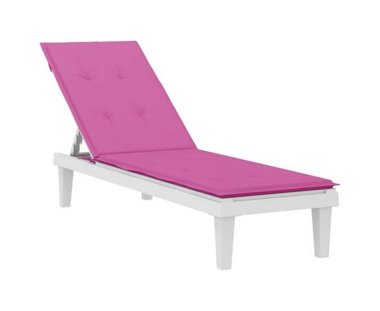 Pernă scaun de terasă, roz, țesătură oxford, 3 image