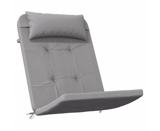 Perne pentru scaun adirondack, 2 buc, gri, textil oxford, 3 image