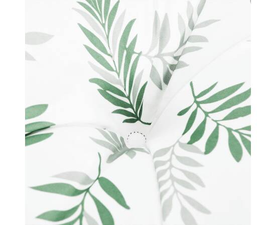 Pernă pentru paleți model frunze 60x61,5x10 cm, țesătură oxford, 8 image