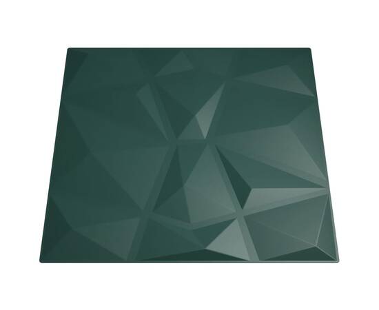 Panouri de perete 48 buc. verde 50x50 cm eps 12 m² diamant, 5 image