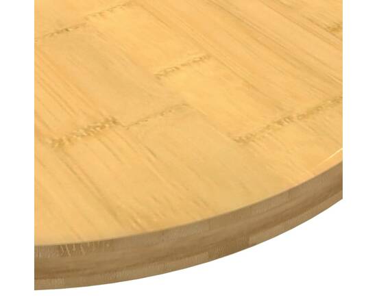 Blat de masă, Ø40x2,5 cm, bambus, 3 image