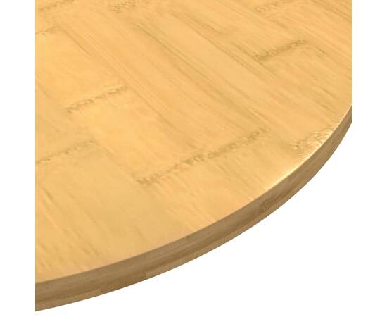 Blat de masă, Ø60x1,5 cm, bambus, 3 image