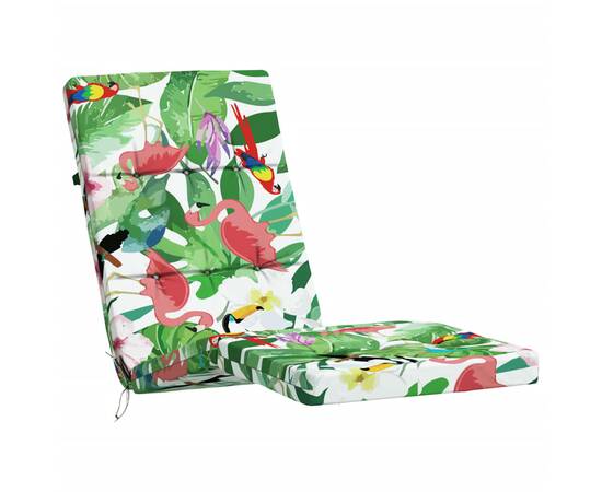 Perne de scaun terasă, 2 buc., multicolor, textil oxford, 4 image