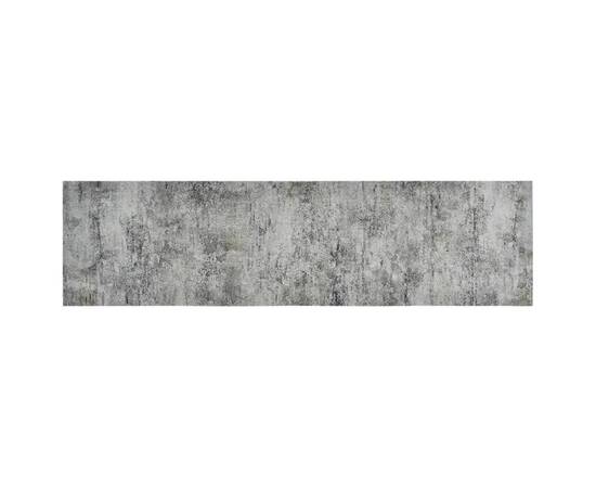 Covor de bucătărie lavabil beton, 45x150 cm, catifea, 2 image