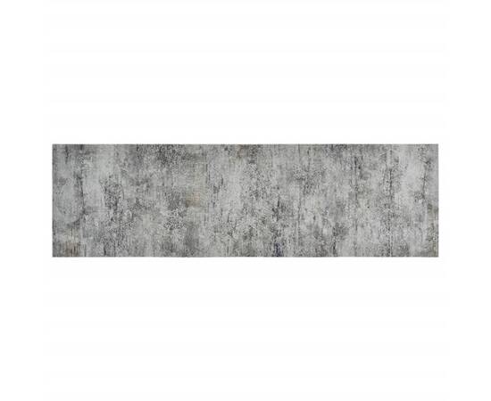 Covor de bucătărie lavabil beton, 60x180cm, catifea, 2 image