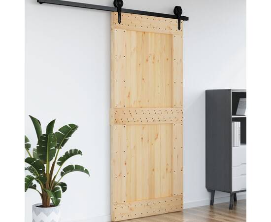 Ușă, 100x210 cm, lemn masiv de pin, 4 image