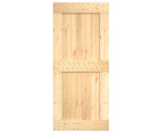 Ușă, 100x210 cm, lemn masiv de pin, 5 image