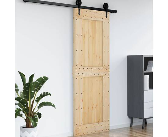 Ușă, 80x210 cm, lemn masiv de pin, 4 image