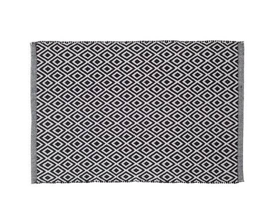 Sealskin covoraș de baie, trellis, alb-negru, 60x90 cm, bumbac, 2 image