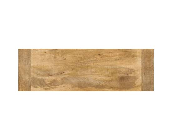 Bancă, 110x35x45 cm, lemn masiv de mango, 4 image