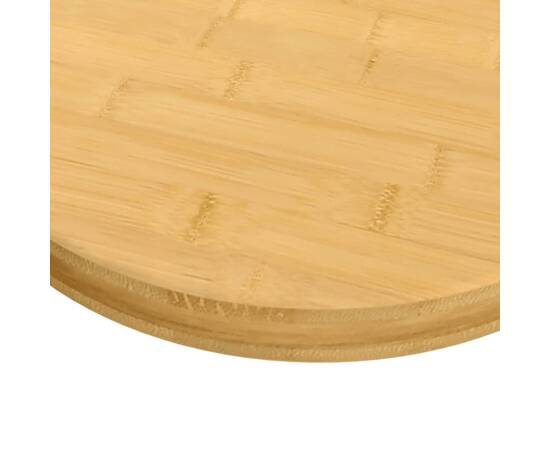 Blat de masă, Ø30x4 cm, bambus, 3 image