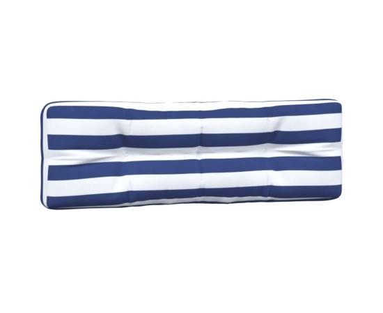 Perne de paleți, 7 buc., dungi albastre și albe, textil, 4 image